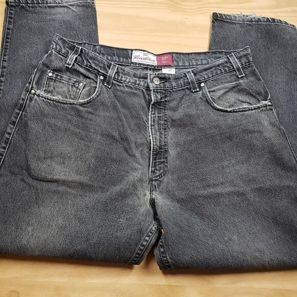 Vintage 90's Levi's 545 Loose Fit High Rise Orange Tab Jeans - Picture 3 of 11